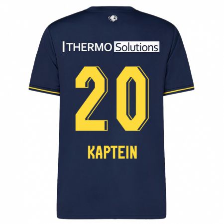 Kandiny Kinder Wieke Kaptein #20 Marine Auswärtstrikot Trikot 2023/24 T-Shirt Österreich