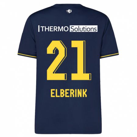 Kandiny Bambino Maglia Eva Oude Elberink #21 Marina Militare Kit Gara Away 2023/24 Maglietta