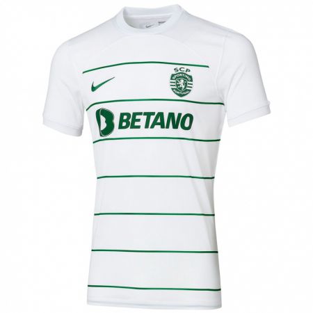 Kandiny Niño Camiseta Pedro Miguéis #84 Blanco 2ª Equipación 2023/24 La Camisa