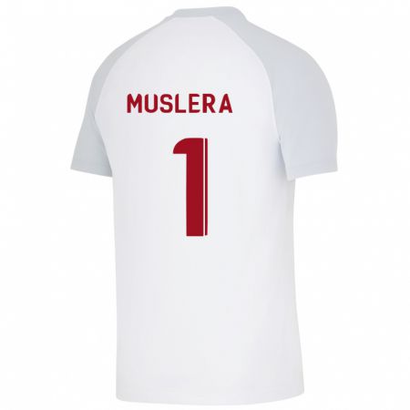 Kandiny Kinder Fernando Muslera #1 Weiß Auswärtstrikot Trikot 2023/24 T-Shirt Österreich