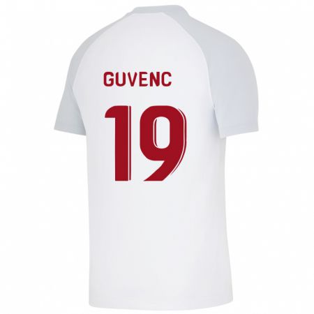 Kandiny Bambino Maglia Günay Güvenç #19 Bianco Kit Gara Away 2023/24 Maglietta