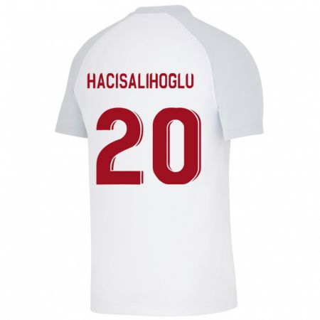 Kandiny Bambino Maglia Arda Hacisalihoglu #20 Bianco Kit Gara Away 2023/24 Maglietta