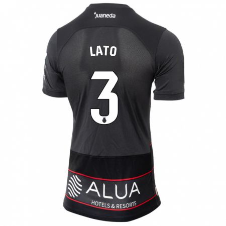 Kandiny Bambino Maglia Toni Lato #3 Nero Kit Gara Away 2023/24 Maglietta