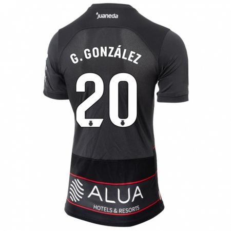 Kandiny Bambino Maglia Giovanni González #20 Nero Kit Gara Away 2023/24 Maglietta