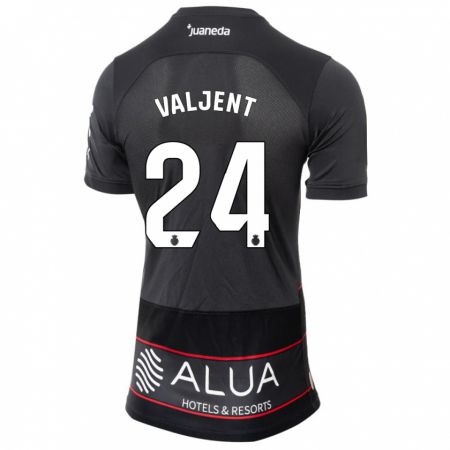 Kandiny Bambino Maglia Martin Valjent #24 Nero Kit Gara Away 2023/24 Maglietta