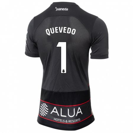 Kandiny Bambino Maglia Alex Quevedo #1 Nero Kit Gara Away 2023/24 Maglietta