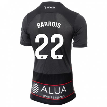 Kandiny Bambino Maglia Eliott Barrois #22 Nero Kit Gara Away 2023/24 Maglietta