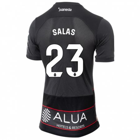 Kandiny Kinder Jan Salas #23 Schwarz Auswärtstrikot Trikot 2023/24 T-Shirt Österreich