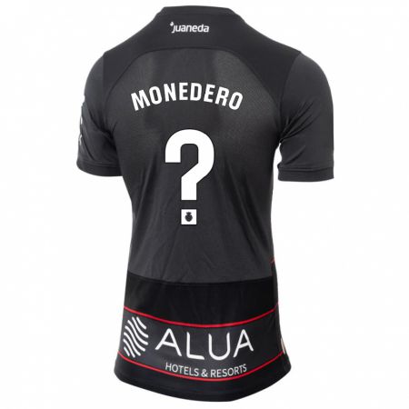 Kandiny Bambino Maglia Marc Monedero #0 Nero Kit Gara Away 2023/24 Maglietta