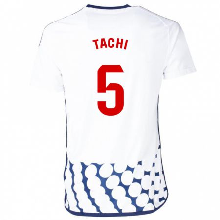 Kandiny Bambino Maglia Tachi #5 Bianco Kit Gara Away 2023/24 Maglietta