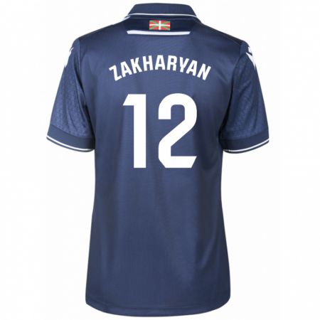 Kandiny Bambino Maglia Arsen Zakharyan #12 Marina Militare Kit Gara Away 2023/24 Maglietta