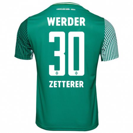 Kandiny Uomo Maglia Michael Zetterer #30 Verde Kit Gara Home 2023/24 Maglietta