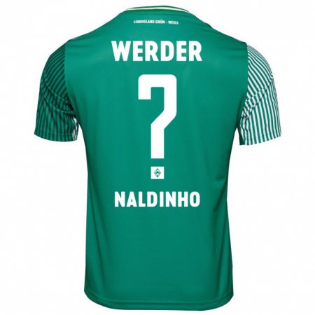 Kandiny Uomo Maglia Naldinho #0 Verde Kit Gara Home 2023/24 Maglietta