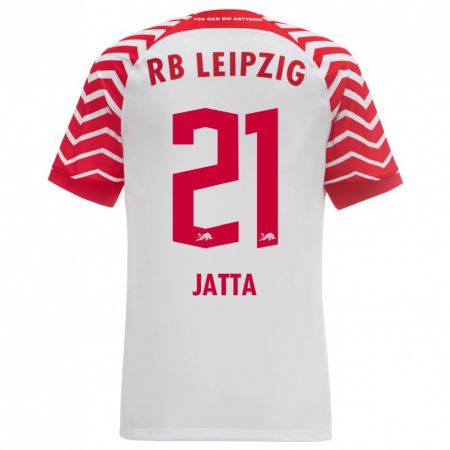 Kandiny Herren Nuha Jatta #21 Weiß Heimtrikot Trikot 2023/24 T-Shirt Österreich