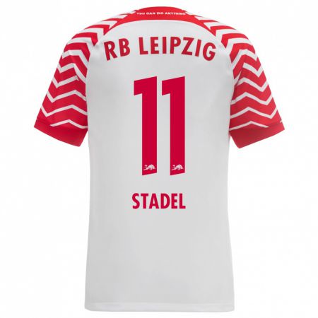 Kandiny Heren Maddox Stadel #11 Wit Thuisshirt Thuistenue 2023/24 T-Shirt België