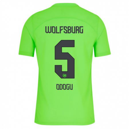 Kandiny Uomo Maglia David Odogu #5 Verde Kit Gara Home 2023/24 Maglietta