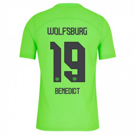 Kandiny Uomo Maglia Trevor Benedict #19 Verde Kit Gara Home 2023/24 Maglietta