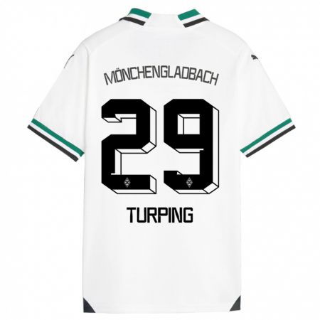 Kandiny Herren Selim Turping #29 Weiß Grün Heimtrikot Trikot 2023/24 T-Shirt Österreich