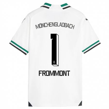 Kandiny Herren Romina Frommont #1 Weiß Grün Heimtrikot Trikot 2023/24 T-Shirt Österreich