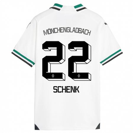 Kandiny Uomo Maglia Isabel Schenk #22 Bianco Verde Kit Gara Home 2023/24 Maglietta