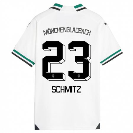 Kandiny Uomo Maglia Sarah Schmitz #23 Bianco Verde Kit Gara Home 2023/24 Maglietta