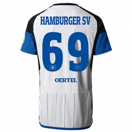 Kandiny Uomo Maglia Jan Oertel #69 Bianco Kit Gara Home 2023/24 Maglietta