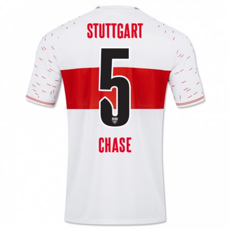 Kandiny Uomo Maglia Anrie Chase #5 Bianco Kit Gara Home 2023/24 Maglietta