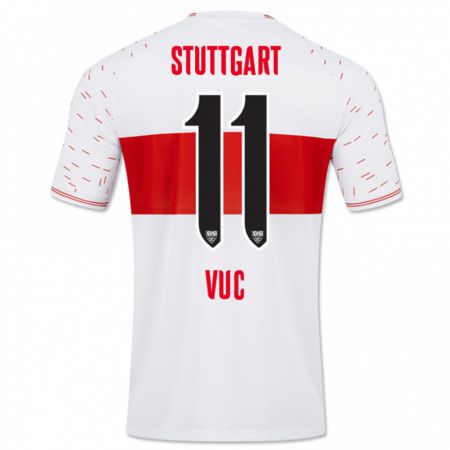 Kandiny Heren Patrick Vuc #11 Wit Thuisshirt Thuistenue 2023/24 T-Shirt België