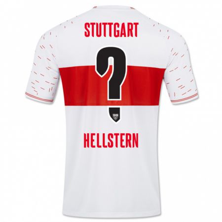 Kandiny Heren Florian Hellstern #0 Wit Thuisshirt Thuistenue 2023/24 T-Shirt België