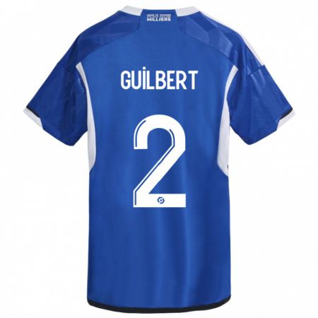 Kandiny Heren Frédéric Guilbert #2 Blauw Thuisshirt Thuistenue 2023/24 T-Shirt België