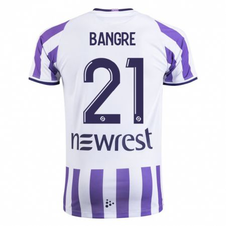 Kandiny Hombre Camiseta Mamady Bangré #21 Blanco 1ª Equipación 2023/24 La Camisa