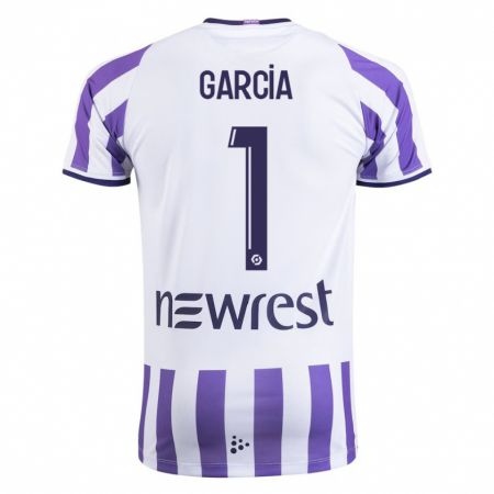 Kandiny Hombre Camiseta Deborah Garcia #1 Blanco 1ª Equipación 2023/24 La Camisa