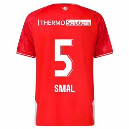 Kandiny Heren Gijs Smal #5 Rood Thuisshirt Thuistenue 2023/24 T-Shirt België