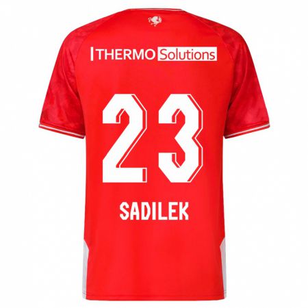 Kandiny Herren Michal Sadilek #23 Rot Heimtrikot Trikot 2023/24 T-Shirt Österreich