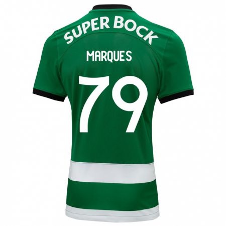 Kandiny Hombre Camiseta Rodrigo Marquês #79 Verde 1ª Equipación 2023/24 La Camisa