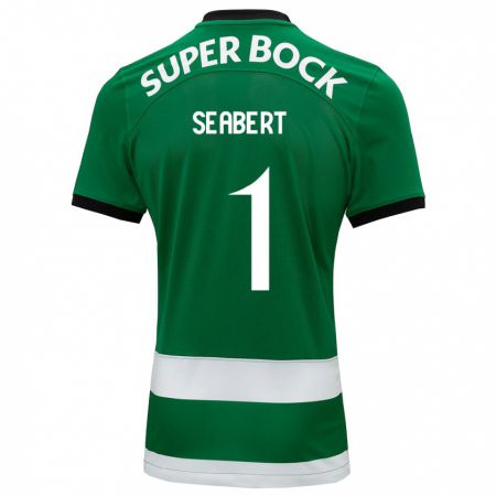 Kandiny Hombre Camiseta Hannah Grace Seabert #1 Verde 1ª Equipación 2023/24 La Camisa