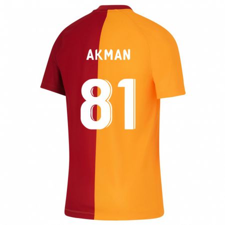 Kandiny Herren Hamza Akman #81 Orangefarben Heimtrikot Trikot 2023/24 T-Shirt Österreich