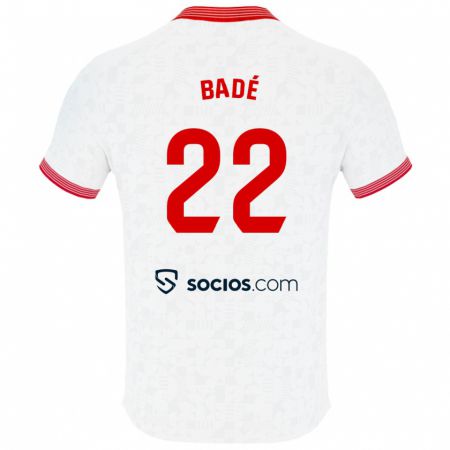 Kandiny Heren Loïc Badé #22 Wit Thuisshirt Thuistenue 2023/24 T-Shirt België