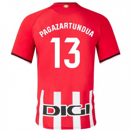 Kandiny Herren Iker Pagazartundua #13 Rot Heimtrikot Trikot 2023/24 T-Shirt Österreich