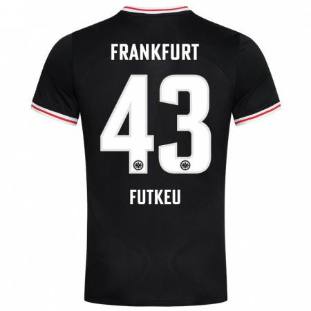 Kandiny Uomo Maglia Noel Futkeu #43 Nero Kit Gara Away 2023/24 Maglietta