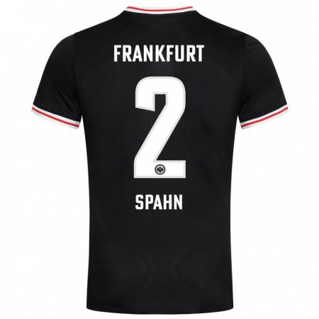 Kandiny Herren Maurice Spahn #2 Schwarz Auswärtstrikot Trikot 2023/24 T-Shirt Österreich