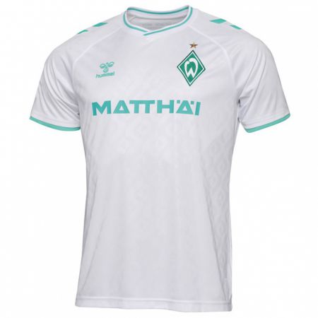 Kandiny Herren Benjamin Mashollaj #27 Weiß Auswärtstrikot Trikot 2023/24 T-Shirt Österreich