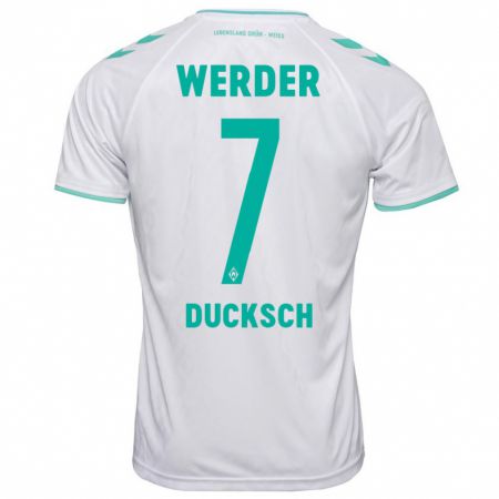 Kandiny Herren Marvin Ducksch #7 Weiß Auswärtstrikot Trikot 2023/24 T-Shirt Österreich