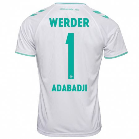 Kandiny Uomo Maglia Kwassi-Vivien Felix Adabadji #1 Bianco Kit Gara Away 2023/24 Maglietta