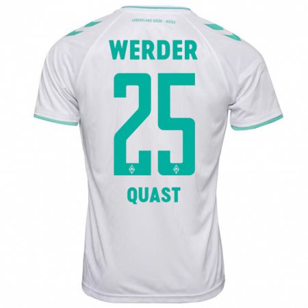 Kandiny Herren Sönke Quast #25 Weiß Auswärtstrikot Trikot 2023/24 T-Shirt Österreich