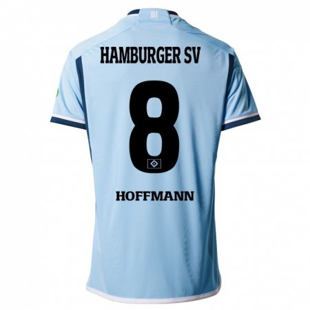 Kandiny Herren Nick Hoffmann #8 Blau Auswärtstrikot Trikot 2023/24 T-Shirt Österreich