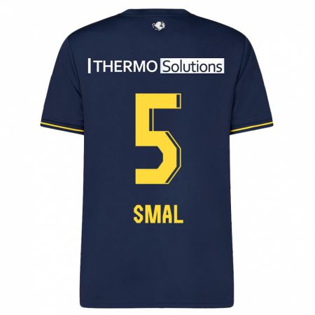 Kandiny Hombre Camiseta Gijs Smal #5 Armada 2ª Equipación 2023/24 La Camisa