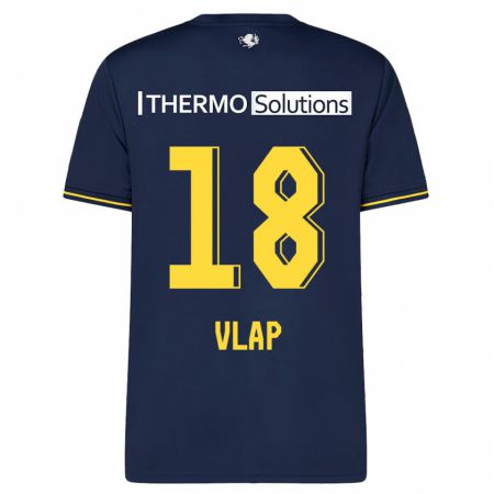 Kandiny Uomo Maglia Michel Vlap #18 Marina Militare Kit Gara Away 2023/24 Maglietta