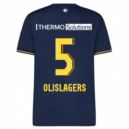 Kandiny Hombre Camiseta Marisa Olislagers #5 Armada 2ª Equipación 2023/24 La Camisa