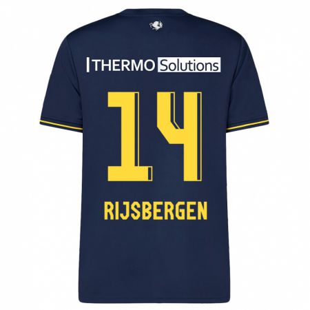 Kandiny Herren Liz Rijsbergen #14 Marine Auswärtstrikot Trikot 2023/24 T-Shirt Österreich